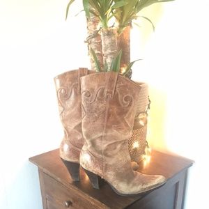 Women’s High Heel Cowboy Boots